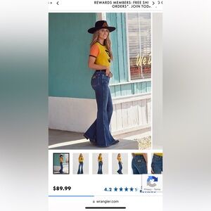 Lainey Wilson X Wrangler Bell bottom jeans